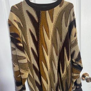 vintage tundra crew neck sweater pullover